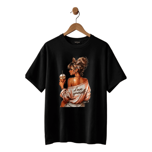 Black graphic t-shirt