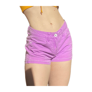 Violetit denim sortsit