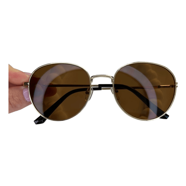 Rudi ovalus akiniai nuo saules         sunglasses
