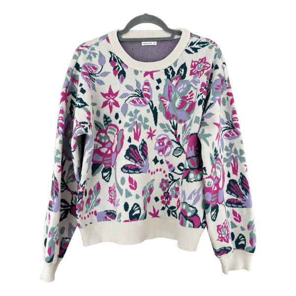 Medicine floral knit jumper / sweater