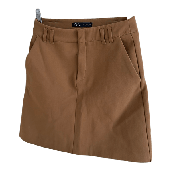 Brown Zara mini skirt