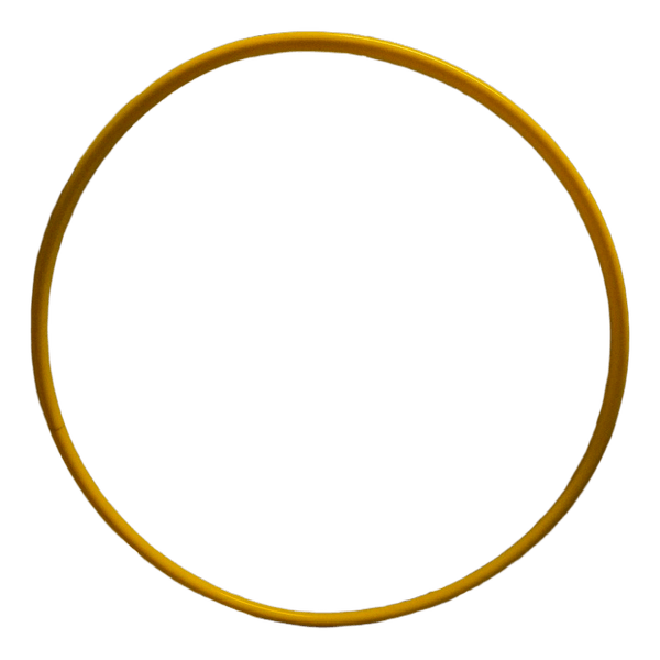 Yellow hula hoop
