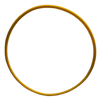 Yellow hula hoop