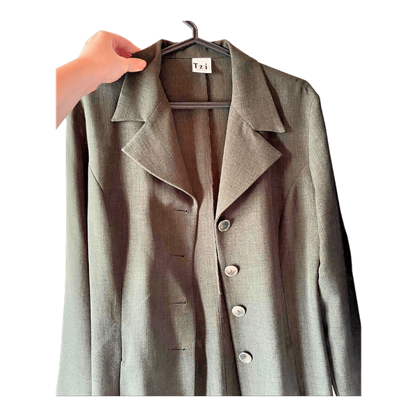 khaki blazer