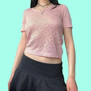 Vintage baby Pink knitted top