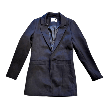 Noisy may thick no closure blazer long