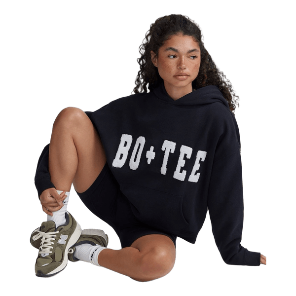 Black Bo+Tee hoodie