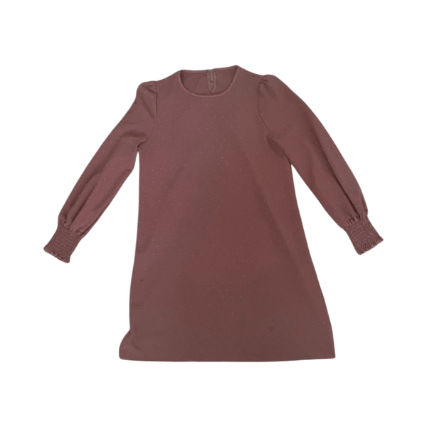 Pink long sleeve dress