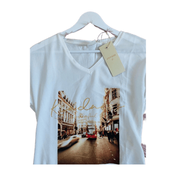 Cream clothing top