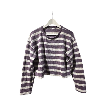 Lyhyt raidallinen neule