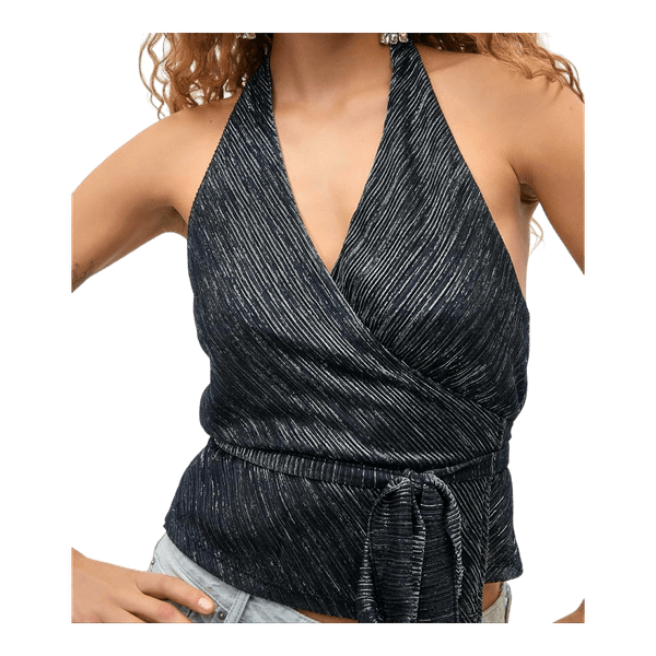 Gina Tricot halterneck glittertoppi