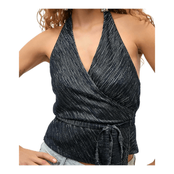Gina Tricot halterneck glittertoppi