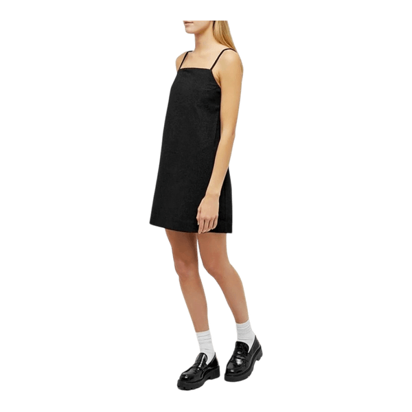 Samsøe Samsøe Laerke black A-line mini dress size M minimalist Scandinavian style