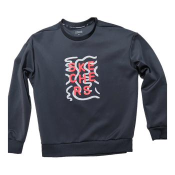 Skechers black graphic sweatshirt