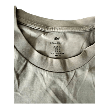 H&M beige relaxed t-shirt