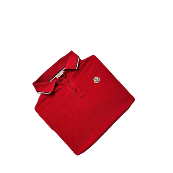 Moncler Red Polo Shirt