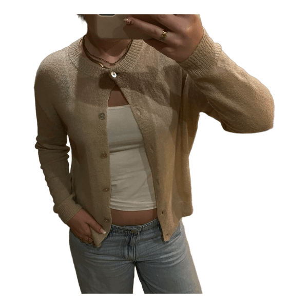 Beige Zara cardigan