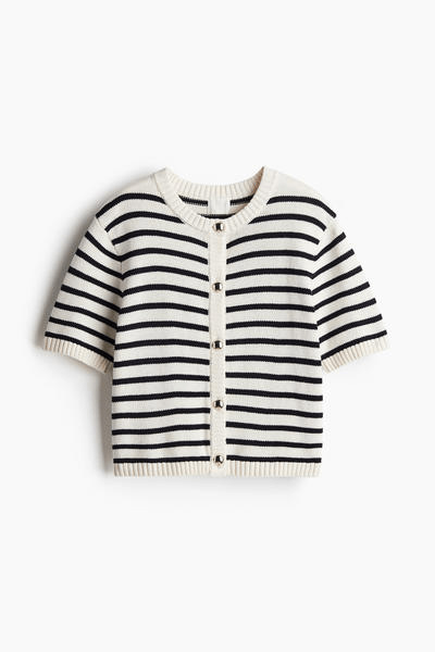 Short sleeve cardigan