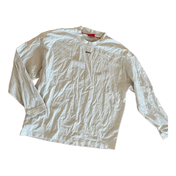 Herrtröja sweatshirt Hugo xxl vit tröja