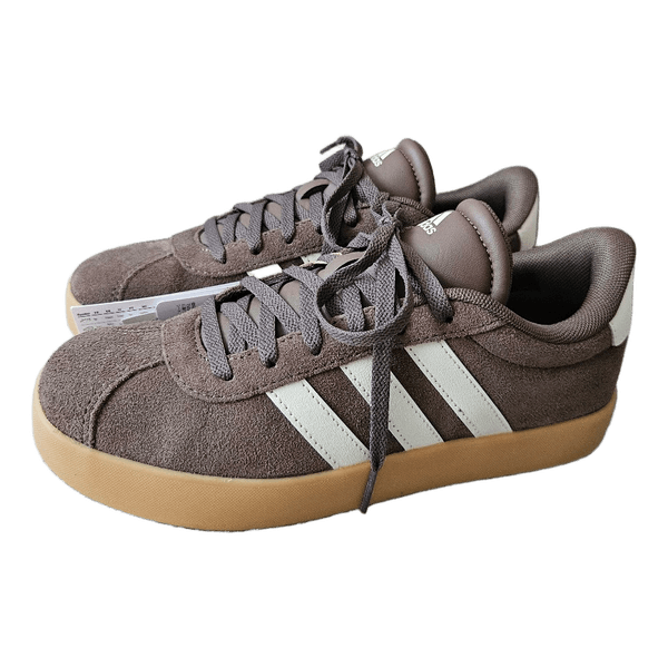 Brown suede sneakers