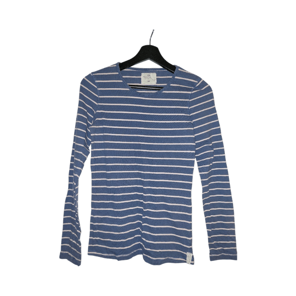 Striped long-sleeve top