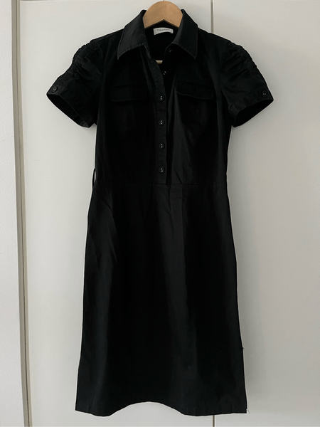 Short sleeve shirt dress