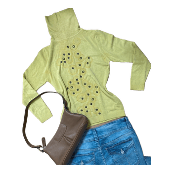 Vintage green y2k sweater