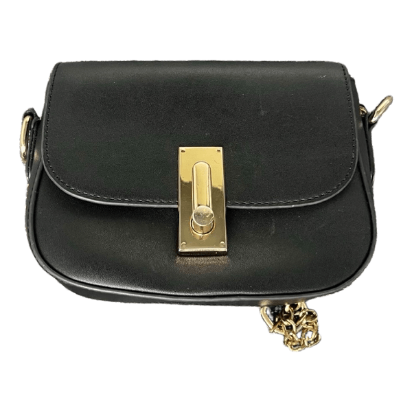 Sort crossbody taske