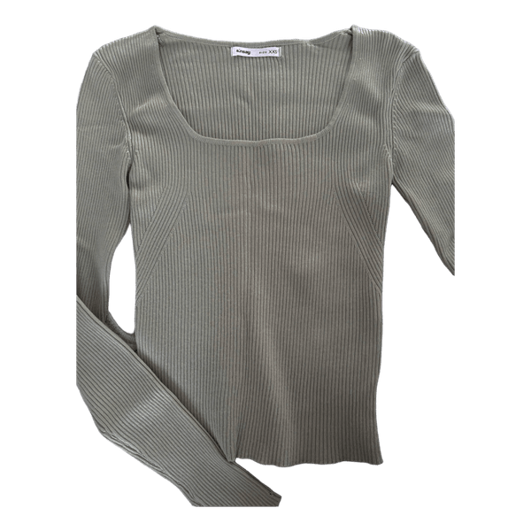 Rib knit top