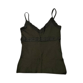 Black lace trim camisole