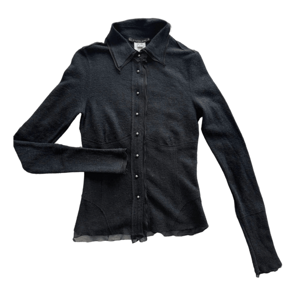 Scervino Street black knit cardigan