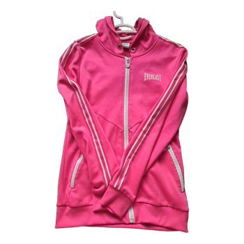Pink Everlast zip hoodie