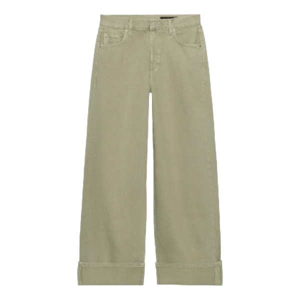 Grønne wide leg jeans