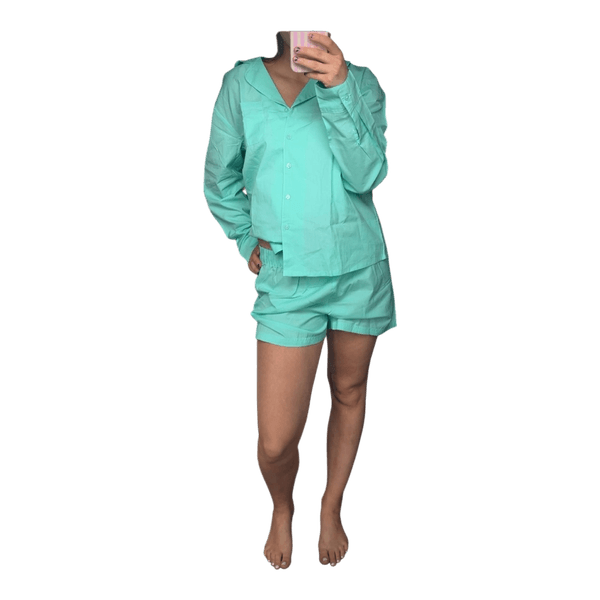 Turkis pyjamas sæt