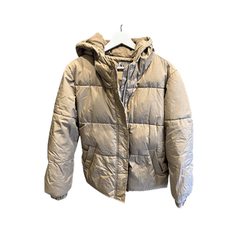 Beige puffer jacket
