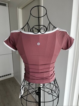 Pink cropped top