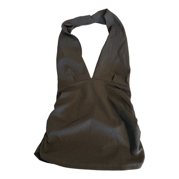 Sort halterneck top