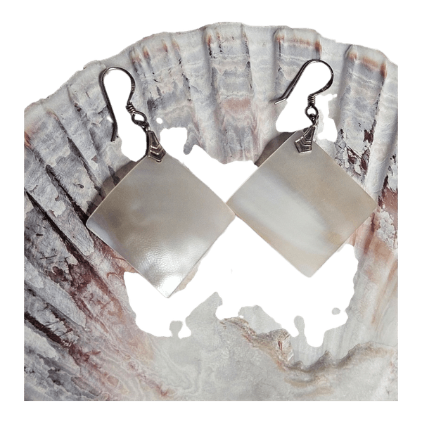 Mother of pearl drop earrings