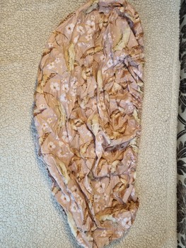 Floral print fitted sheet