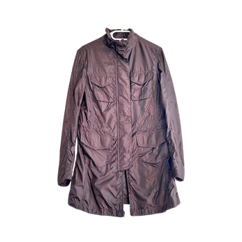 Timberland Dark Brown Convertible Rain Parka / Coat – Size L
