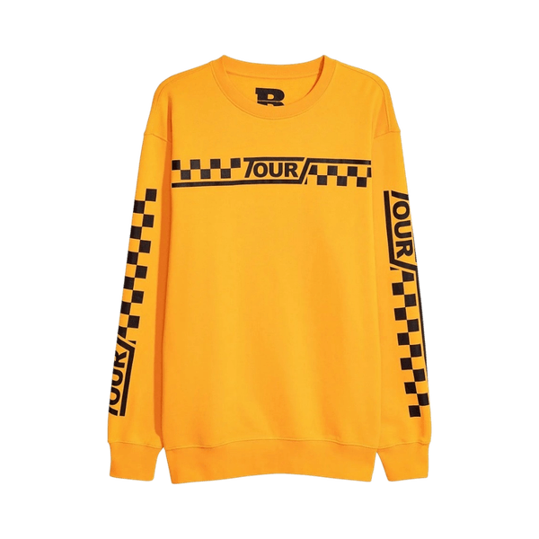 Justin Bieber Purpose Tour yellow hoodie – unisex M