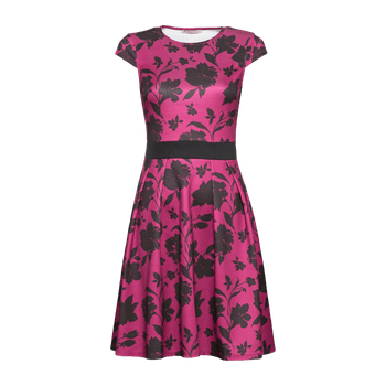 Burgundy Black Party Dress