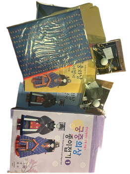 Korean royal apparel craft paper doll kit