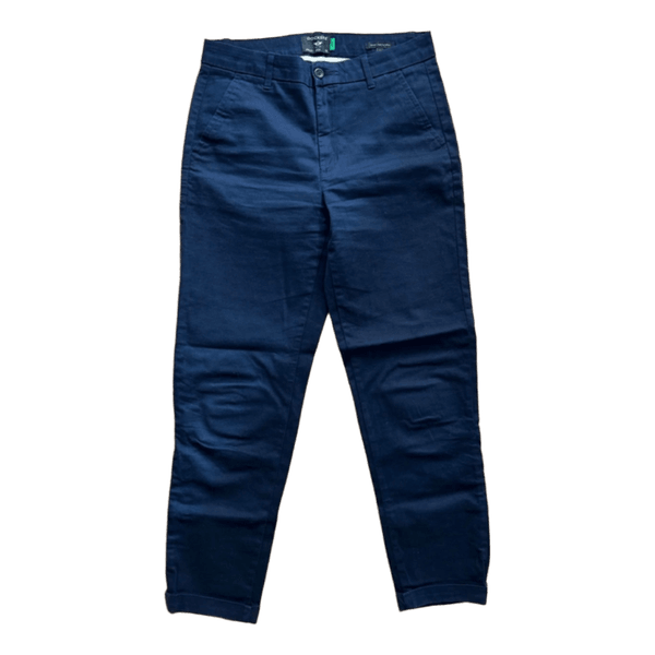 Blue cotton trousers