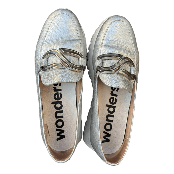 Hopeiset Wonders loaferit kokoa 38