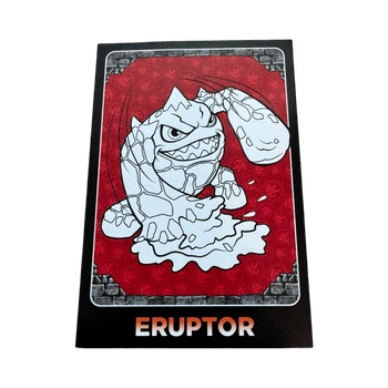 Skylanders Giants ”Colour Me In” Eruptor C2 keräilykortti (2012)