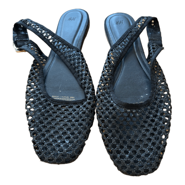 Sorte H&M slingback sandaler