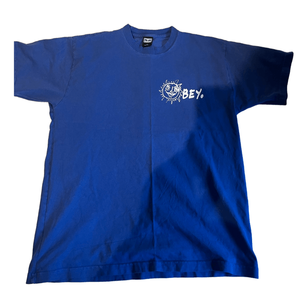 OBEY blue graphic t-shirt