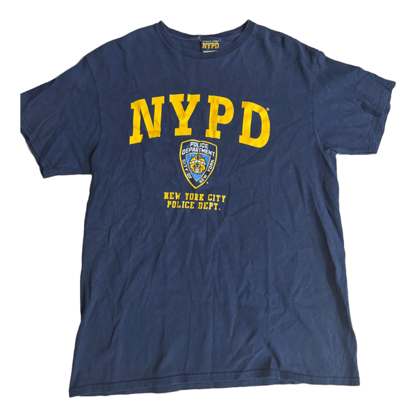 Tummansininen NYPD t-paita