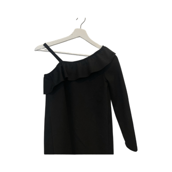 Off-shoulder frill top